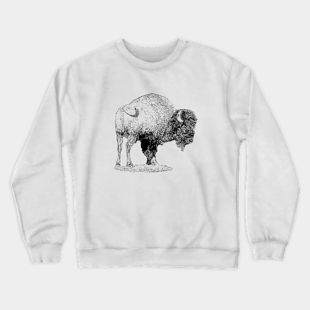 Bison Crewneck Sweatshirt by Guardi